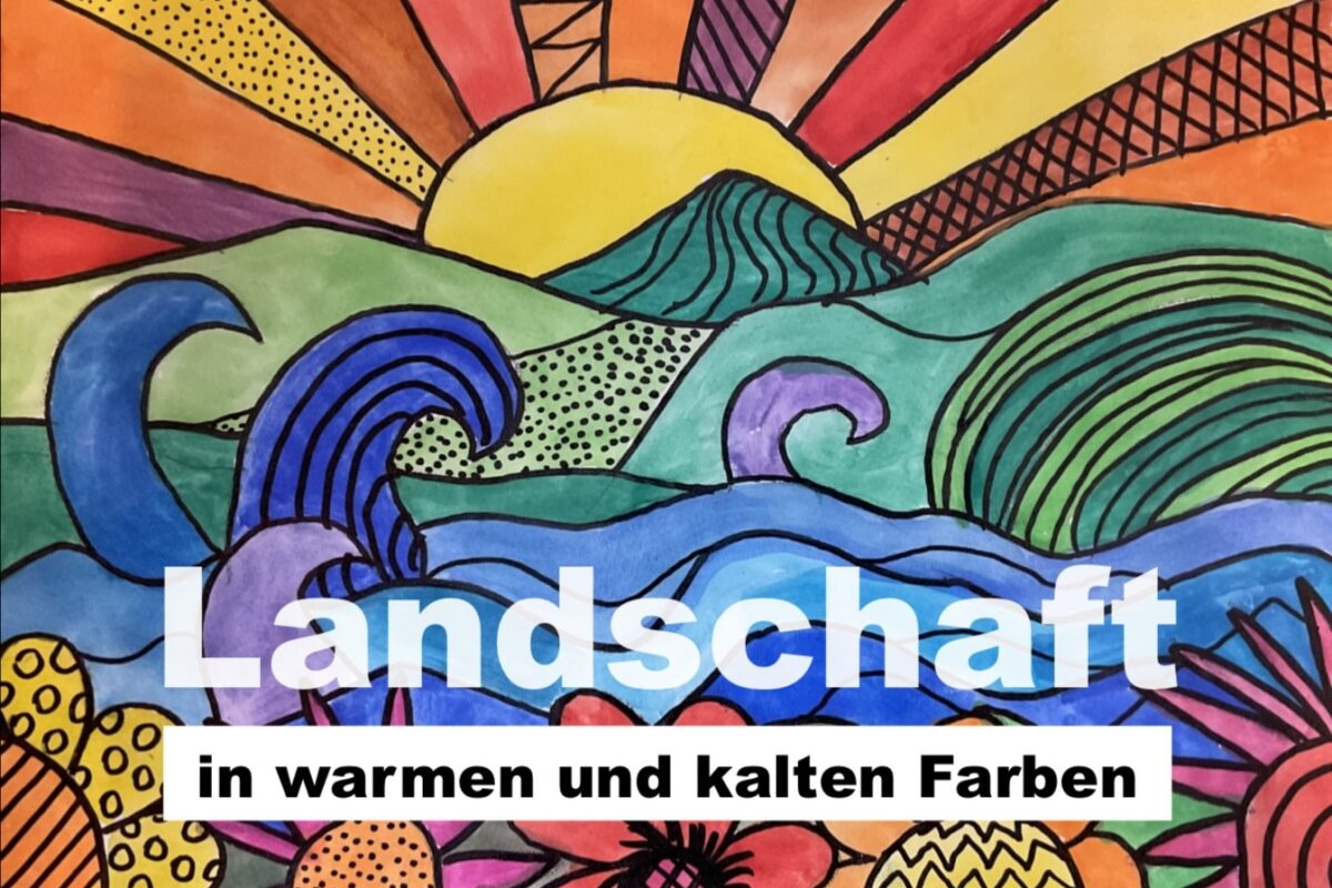 Landschaft In Warmen Und Kalten Farben Ipad Teacher